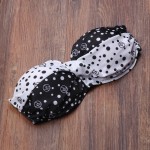 New Hot Sexy Women Bikinis Push up Padded Bikini Set Bandeau Twist and Ruched Bottom Swimwear Dots Floral Sun Bathing SwimSuit