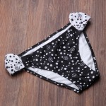 New Hot Sexy Women Bikinis Push up Padded Bikini Set Bandeau Twist and Ruched Bottom Swimwear Dots Floral Sun Bathing SwimSuit