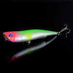 New Lifelike Fishing Topwater Floating Popper Poper Lure Hooks  Fishing Tackle Hard Baits 10.5cm 16g 3D Eyes  Pesca