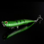 New Lifelike Fishing Topwater Floating Popper Poper Lure Hooks  Fishing Tackle Hard Baits 10.5cm 16g 3D Eyes  Pesca