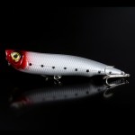 New Lifelike Fishing Topwater Floating Popper Poper Lure Hooks  Fishing Tackle Hard Baits 10.5cm 16g 3D Eyes  Pesca