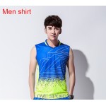 New MY Badminton team Men's badminton shirt sleeveless , sports Children Badminton sleeveless T-shirt , Lee C W Jerseys 2116-1