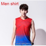 New MY Badminton team Men's badminton shirt sleeveless , sports Children Badminton sleeveless T-shirt , Lee C W Jerseys 2116-1