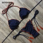 New Swimwear Women Swimsuit Summer Sexy Bikinis Set Bathing Suits Push up 2017 Bikini Female Printed Brazilian Biquini D108 