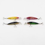 New Swing Minnow Plastic Fishing Lures 4 Colors Artificial Lifelike 8 cm / 4g Hard Bait to Attract Tool Allure