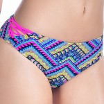 New Women Low Waist Bikinis Set Ethnic Pattern Sexy Slim Two-Piece Swimsuit Straps Crop Halter Swimwear Triangle Bathing Suit