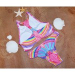 New! Women's Sports Neon Print Tank Bikini Sexy High Neck Surf Bikinis Set Biquines De Praia Swimwear Women Swimsuit S-XL E521