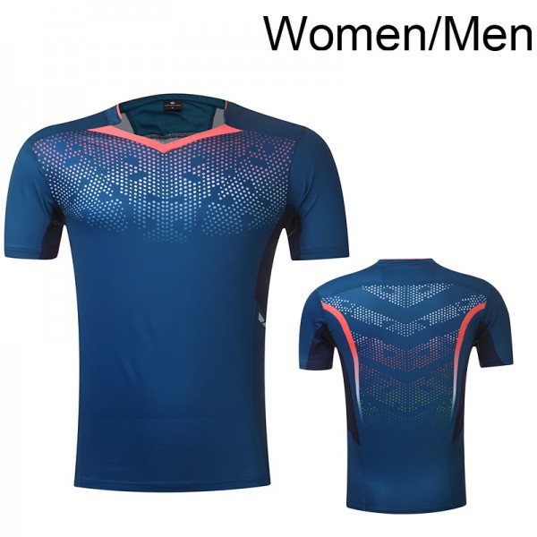 New badminton shirt Sportswear sweat Quick Dry breathable , Women/ Men table tennis shirt , Ping pong shirt T Shirts 1011