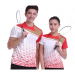 New breathable badminton shirt Quick Dry , Women / Men table tennis shirt team game short sleeve Sportswear T Shirts