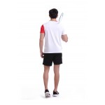 New breathable badminton shirt Quick Dry , Women / Men table tennis shirt team game short sleeve Sportswear T Shirts