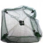 Nylon Foldable Crab Fish Crawdad Shrimp Fishing accessories 80 x 80cm Bait Trap Cast Net Fishing Cage k8356 Wholesale