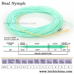 Nymph Fly Fishing Line WF-3F Weight Forward  With Welded Loops 90FT 3/4/5/6/7WT  Nymph Fly Line