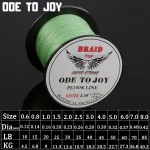 ODETOJOY Super Strong 300M 4strand fishing line Japan multifilament PE100% braided fishing line de pesca fishing cord PE line