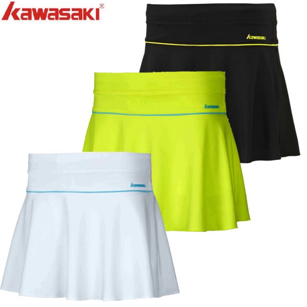 Original Kawasaki Summer Style Badminton Skorts Fitness Outdoor Sports Skirt Quick Dry Mini Faldas For Women SK-16275