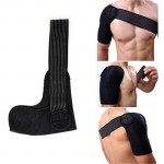 Physiotherapy Sports Shoulder Motion Warm Barbell Squat Badminton Basketball Guard Protector Strap 