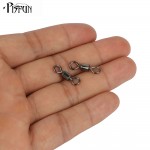 Pisfun 200pcs/lot Fishing Rolling Swivel Snap MS Size 8, 6, 4, 2 Sea Rock FIshing tackle Fishing hooks Fishing Swivels