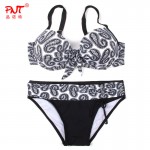 Plus Size Bikini Set Sexy High Waist XXXL Swimwear Women 2017 Newest Push Up Big Size Swimsuit Padded Bra