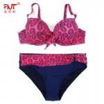 Plus Size Bikini Set Sexy High Waist XXXL Swimwear Women 2017 Newest Push Up Big Size Swimsuit Padded Bra