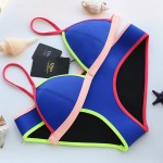 QINS 2016 Summer Women's Sexy  Bikini Swimsuit  Set Swimwear Bathsuit Push Up High Quality Chloroprene rubber Bikini 