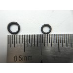 Rompin 100pcs/bag 3.1mm 3.7mm Carp Fishing Round Rig Ring fishing tackle accessories Quick change O rings