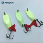 Rompin 7g 10g 14g luminous Fishing Lure Metal Spoon/Spinner winter fishing lure sea fishing tackle 