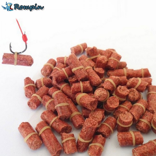 Rompin diameter 3.5mm 60~70Pcs/bag Red Smell Grass Carp Baits Coarse Fishing Baits Fishing Lures