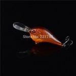 Rushed 2015 hot sale 1pcs hard plastic crankbait carp fishing tackle 3d eyes bait wobbler japan