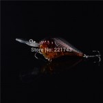 Rushed 2015 hot sale 1pcs hard plastic crankbait carp fishing tackle 3d eyes bait wobbler japan