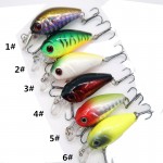 S Japan Mini Fishing Crankbait Lure Swim Fish Fishing Lure Artificial Hard Crank Bait Topwater Wobbler Fishing Tackle #B0