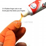 SAMS Carp Fishing Lure Tool Bottle of 40g Bait Glue Esca Viscose Fishing Liquid Lure Gluey with Finger Cots for Formula Particle