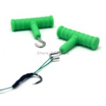 SAMS FISHING 2 Pieces Knot Rig Puller Knot Tester Tightener Carp Terminal Tackle for Hair Rig and Method Feeder Sets