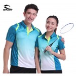 SEA PLANETSP Sportswear sweat Quick Dry breathable badminton shirt ,Women/Men table tennis Ping pong clothes team POLO T Shirts