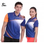 SEA PLANETSP Sportswear sweat Quick Dry breathable badminton shirts , Women/Men table tennis clothes team game running training