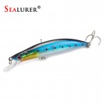 SEALURER  Minnow Fishing Lure 11cm 12.7g with 2 Hooks Fish Wobbler Tackle Crankbait Artificial Japan Hard Bait Swimbait