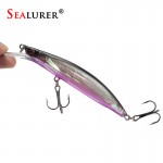 SEALURER  Minnow Fishing Lure 11cm 12.7g with 2 Hooks Fish Wobbler Tackle Crankbait Artificial Japan Hard Bait Swimbait