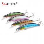 SEALURER  Minnow Fishing Lure 11cm 12.7g with 2 Hooks Fish Wobbler Tackle Crankbait Artificial Japan Hard Bait Swimbait