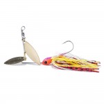 SEALURER  Spinner Bait with 2 blades Rubber Jig   Fishing Lure Spoon for Lake River Lead Head Pike Lures