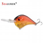 SEALURER 1PCS Fishing Lure Deep Swimming Crankbait 9.5cm 11.5g Hard Bait 5 Colors Available Wobbler Slow Floating Fishing Tackle