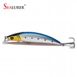 SEALURER 1pcs  8CM/8.2g Fishing Lures Pike Fishing Bait Minnow Bass Floating Perch Lure Fishing Tackle 