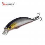 SEALURER 1pcs  8CM/8.2g Fishing Lures Pike Fishing Bait Minnow Bass Floating Perch Lure Fishing Tackle 