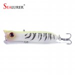 SEALURER Brand Popper Wobbler Fishing lure With 6# hooks  floating crankbait artificial bait  poper  pesca carp pike