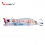 SEALURER Brand Popper Wobbler Fishing lure With 6# hooks  floating crankbait artificial bait  poper  pesca carp pike