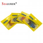 SEALURER Soft Lure 6pcs/lot 2.2g/75mm for Fishing Shad Fishing Worm Swimbaits Jig Head Soft Lure Fly Fishing Bait Fishing Lures