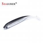 SEALURER Soft Lure 6pcs/lot 2.2g/75mm for Fishing Shad Fishing Worm Swimbaits Jig Head Soft Lure Fly Fishing Bait Fishing Lures