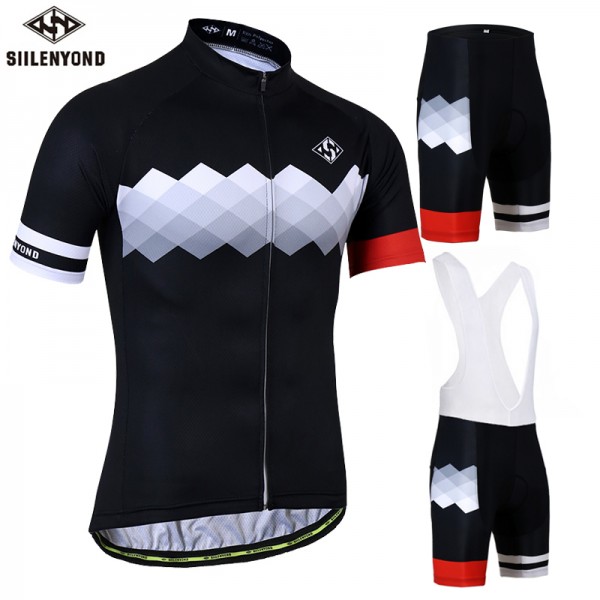 SIILENYOND Gannon Breathable Cycling Jersey Summer MTB Clothes Bicycle Clothing Ropa Maillot Ciclismo Racing Cycling Jersey set