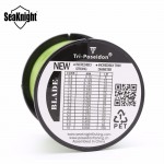 SeaKnight 500m PE Braided Fishing Line 4 Strands Multifilament Carp Sea Fishing Rope Wire Linha Pesca 8lb 10lb 20lb 40lb 60lb