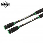 SeaKnight BASHER Lure Fishing Rod 2.1/2.4m Carbon Fiber Spinning Casting Telescopic Travel Portable Rod Salt/Freshwater Fishing 