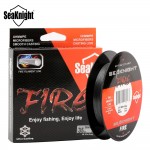 SeaKnight FIRE 300M Fishing Line Fire Filament Line Smooth PE Fire Fishing Line MONO Floating Line Saltwater/Freshwater 6-40LB