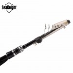 SeaKnight Fishing Rod Sange 2017 New 2.1m/2.4m Carbon Fiber Telescopic Travel Spinning Fishing Rods 7-25g Lure Rods Cork Handle