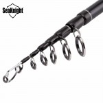 SeaKnight Fishing Rod Sange 2017 New 2.1m/2.4m Carbon Fiber Telescopic Travel Spinning Fishing Rods 7-25g Lure Rods Cork Handle